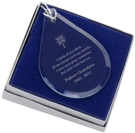 "I think of you often..." Remembrance Ornament